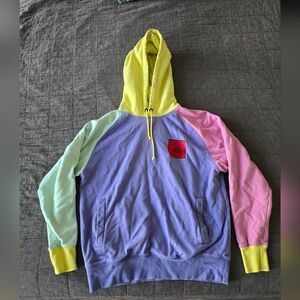 Teddy Fresh Color Block Hoodie (L)